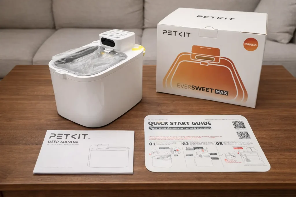 Fuente para gatos inalámbrica con batería de emergencia